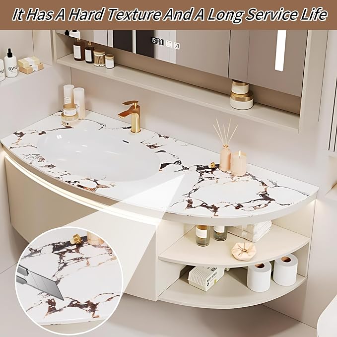 42IN Floating Bathroom Vanity, Wall Mounted Wood Sink Cabinet - Image 6