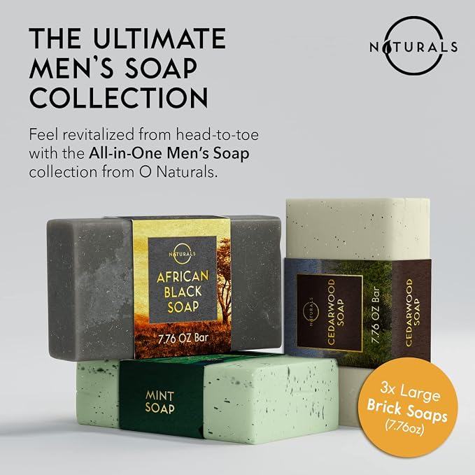 O Naturals Bar Soap for Men - Image 2