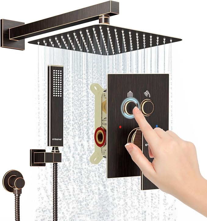 Shower System Shower Faucet Set by EMBATHER
