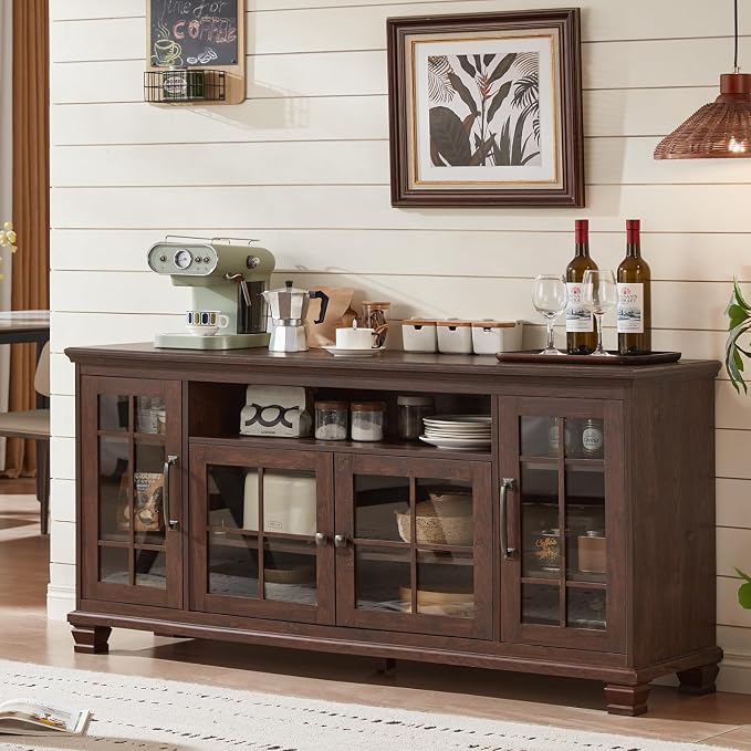 Large Sideboard Buffet Cabinet by SAVORLIFEFurniture