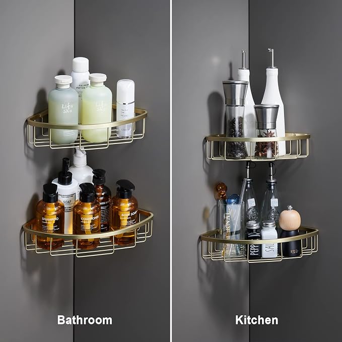 Corner Shower Caddy Organizer, SUS304 Stainless Steel Heavy Duty Rust-Proof - Image 5