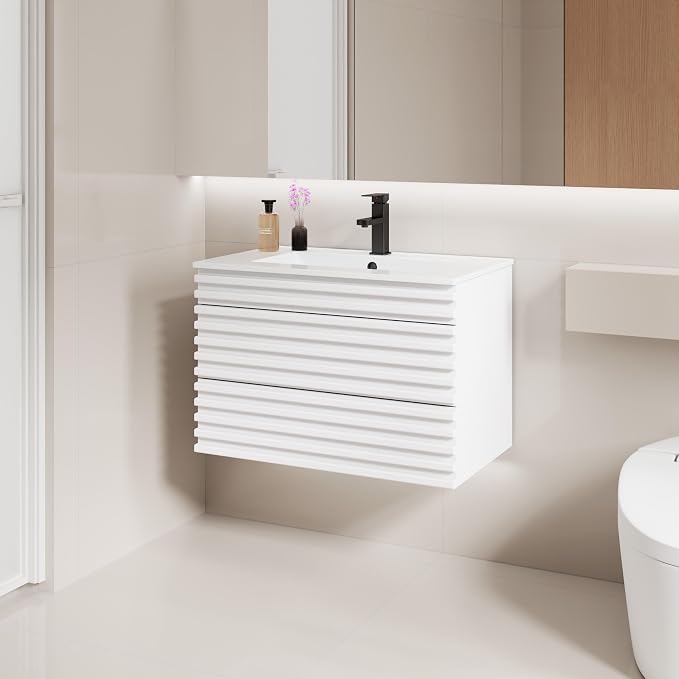 LUCKWIND 30" Floating Bathroom Vanity - Image 3