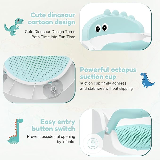Baby Bath Seat for Babies 6 Months & Up Sitting Up, Non-Slip Baby Bath Chair - Image 5