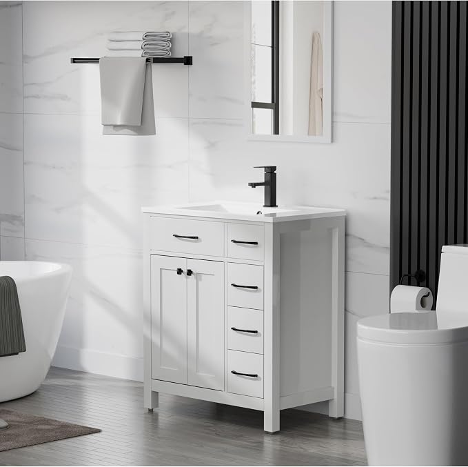 LUCKWIND 30" Modern Bathroom Vanity - Image 6