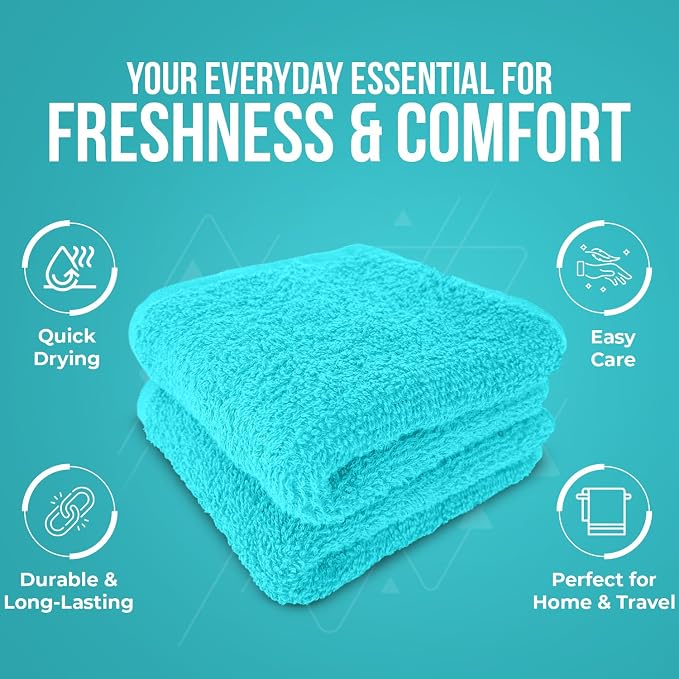 DAN RIVER 12 Pack Wash Cloths for Showering - Image 5