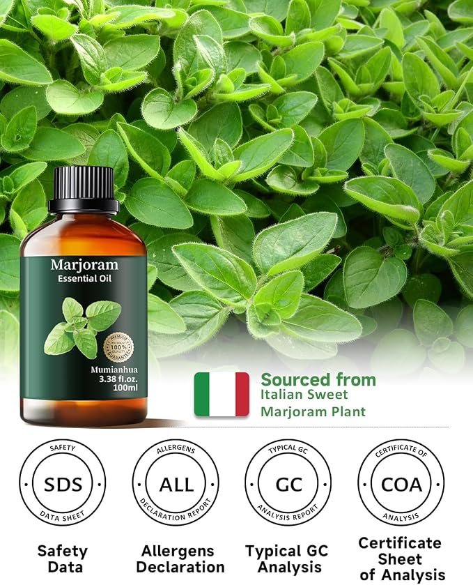 Pure Marjoram Essential Oil, Mumianhua Natural Herbaceous Oil - Image 6