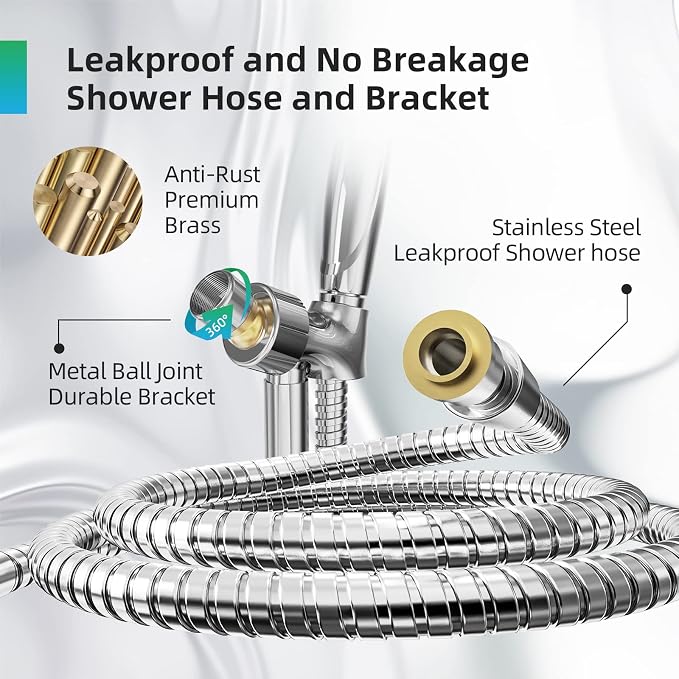 Shower Head, 10 Functions High Pressure shower head - Image 7