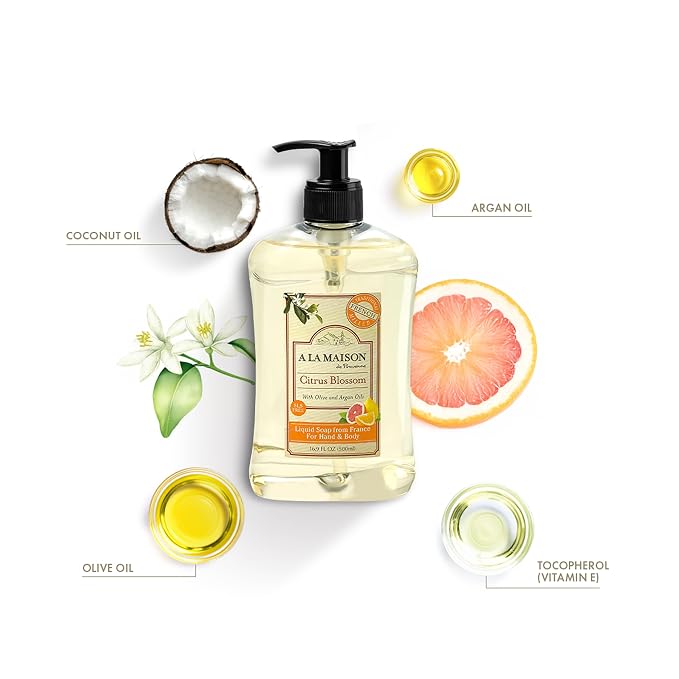 A LA MAISON French Liquid Hand Soap, Citrus Blossom - Image 2
