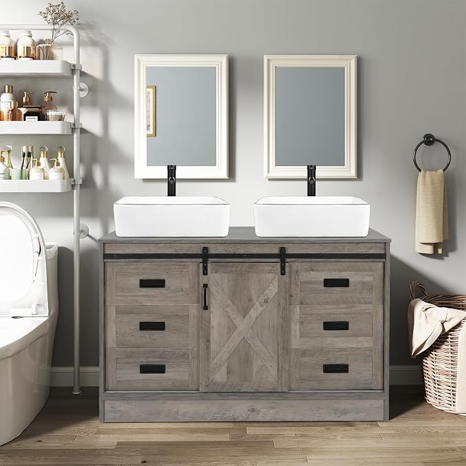 48" Barn Door Bathroom Vanity - Image 2