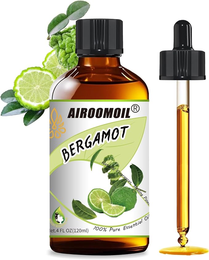 Bergamot Essential Oil Pure Citrus Oils Aromatherapy by Airoomoil