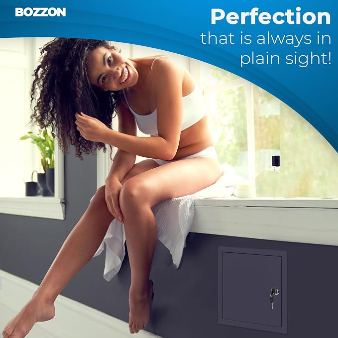 BOZZON Access Panel for Drywall 8 x 8 inch – Metal Door - Image 9