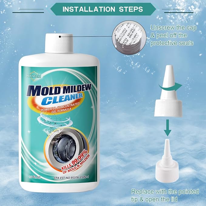 Bleach Stain Remover Gel, Heavy-Duty Tile Grout Cleaner - Image 7