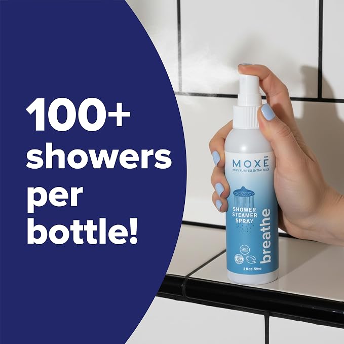 MOXE Aromatherapy Shower Mist Variety Pack, Eucalyptus, Breathe and Dream - Image 5