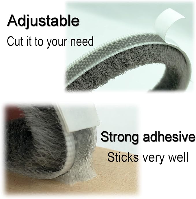 Self-Adhesive Pile Weather Stripping Seal - Image 5