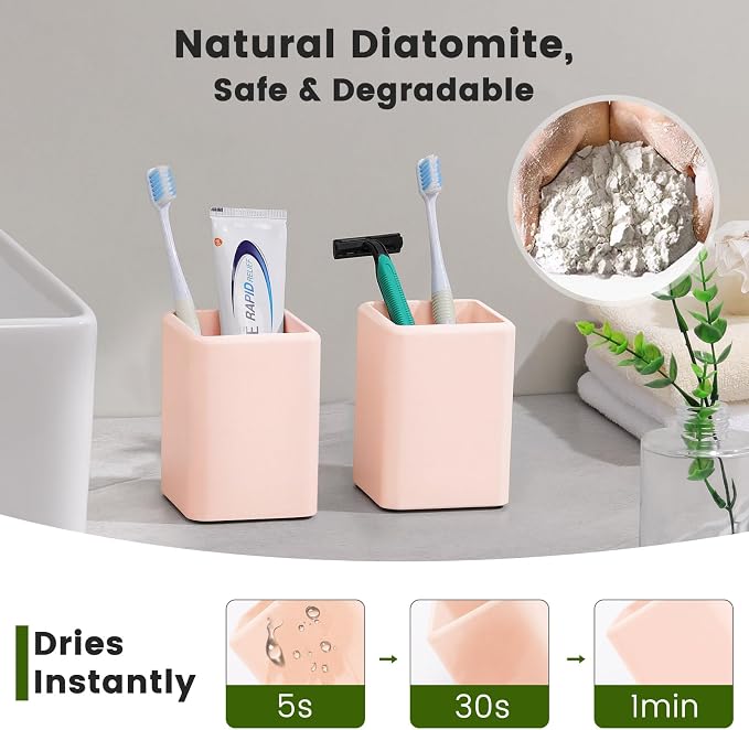 Luxspire Toothbrush Holders, Fast Drying Toothbrush Holders - Image 4
