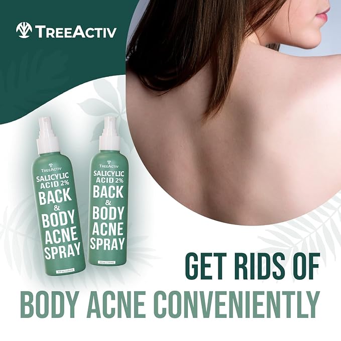 Salicylic Acid Back & Body Acne Spray, Back Acne Solution - Image 2
