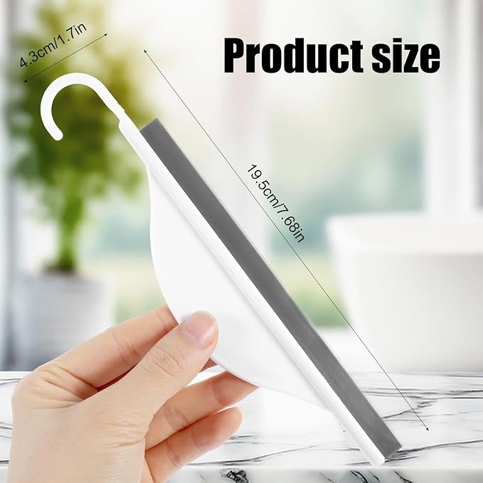 Tiny Bathroom Mirror Shower Squeegee - Image 2