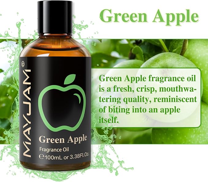 MAYJAM 3.38FL.OZ Green Apple Fragrance Oils - Image 4