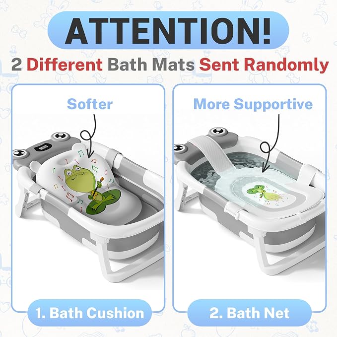 Baby Bathtub, Collapsible Newborn Bathtub - Image 2