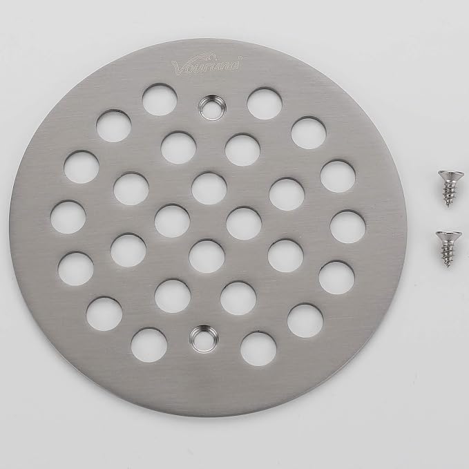 4-1/4Inch（108mm Screw-in Shower Strainer Drain Cover Replacement Floor Strainer - Image 5