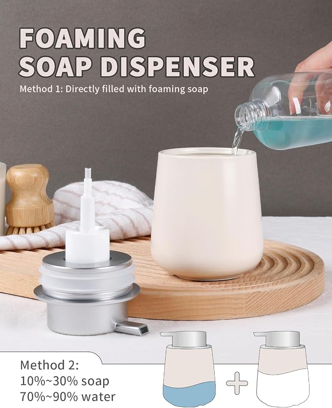 Bosilunlife Ceramic Foaming Soap Dispenser - Image 4