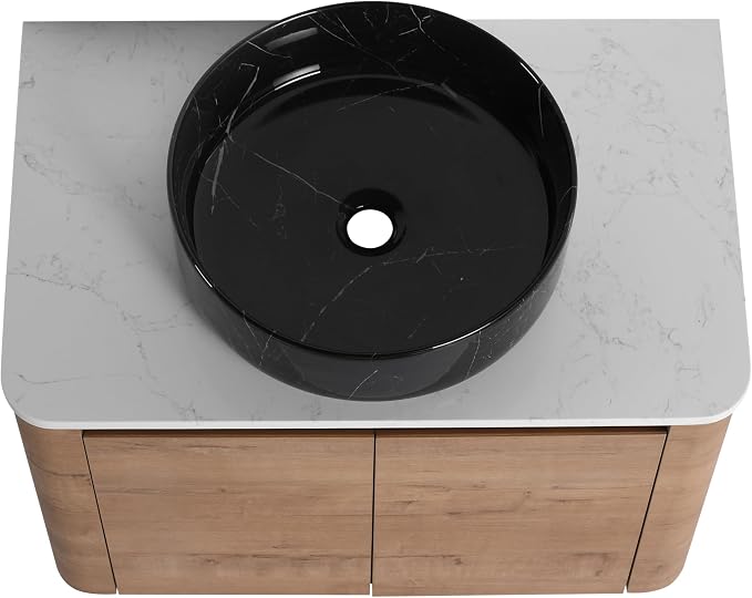 Malwee 30" Floating Bathroom Vanity - Image 8
