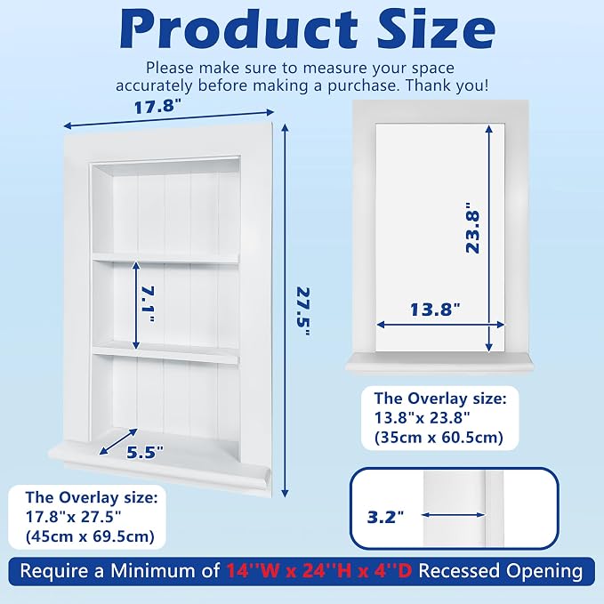 Royxen Bathroom Wall Cabinet - Image 3