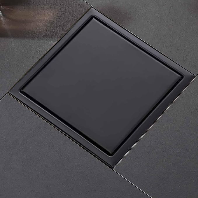 6 Inch Square Shower Floor Drain, Shower Drain Kit - Image 2