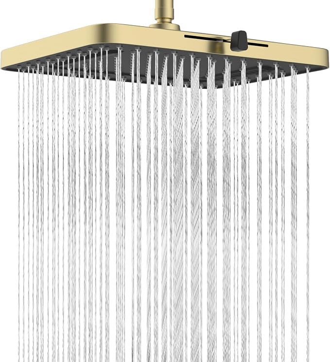 Hibbent 5 Spray Modes Shower Head, Large Rainfall Showerhead by Hibbent