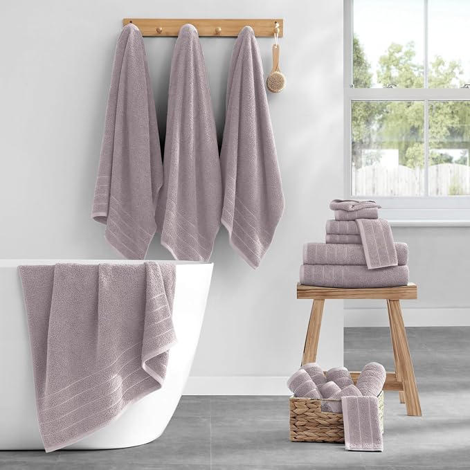 Casa Platino 100% Cotton Luxury Bathroom Towel Set - Image 2