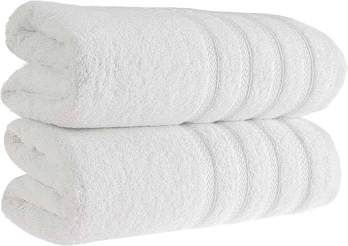 HALLEY Turkish 2 Pack Premium Bath Towels 650 GSM Highly Absorbent Super Soft - Image 6