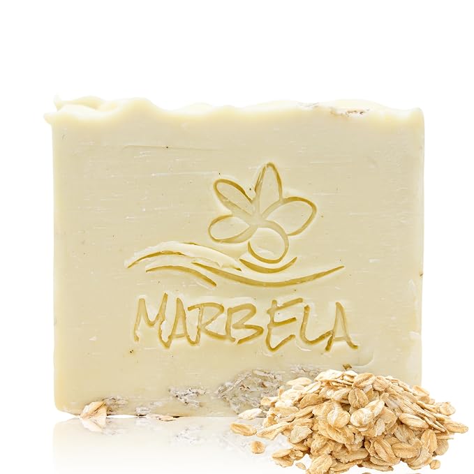 Marbela Cosmetics Natural Oats Handmade Soap Bar by Marbela