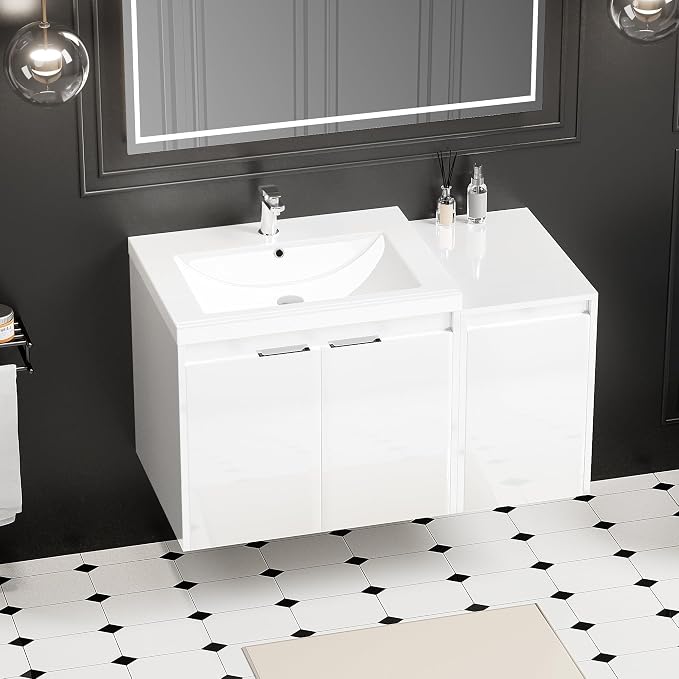 36 inch Floating Bathroom Vanity by Runave