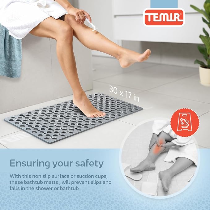 TEMIR Bathtub Mat Non Slip and Shower Mat - Image 2
