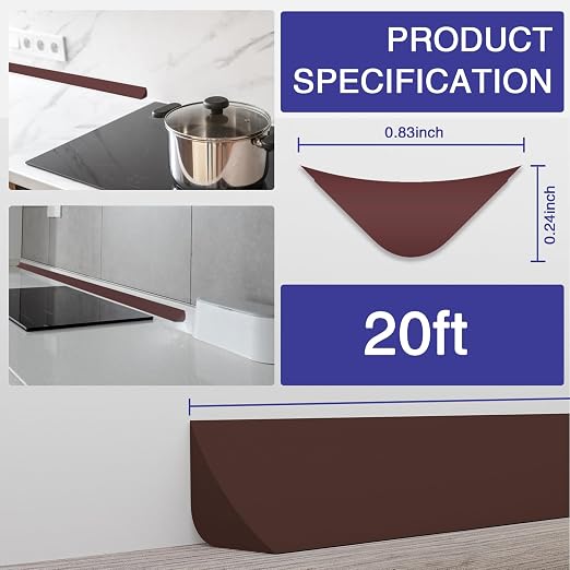 Flexible Molding Trim, Flexible Bendable Adhesive Caulking Strip, Molded Trim - Image 2