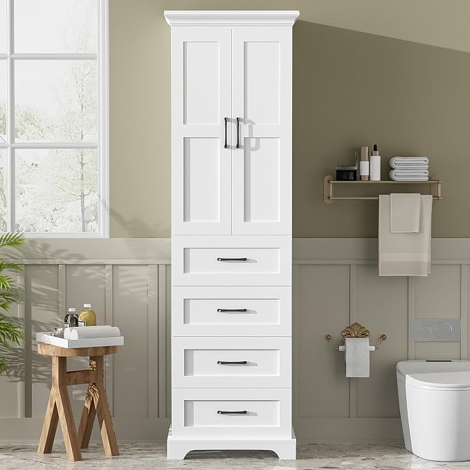 Merax 71.6" Tall Bathroom Storage Cabinet by Merax