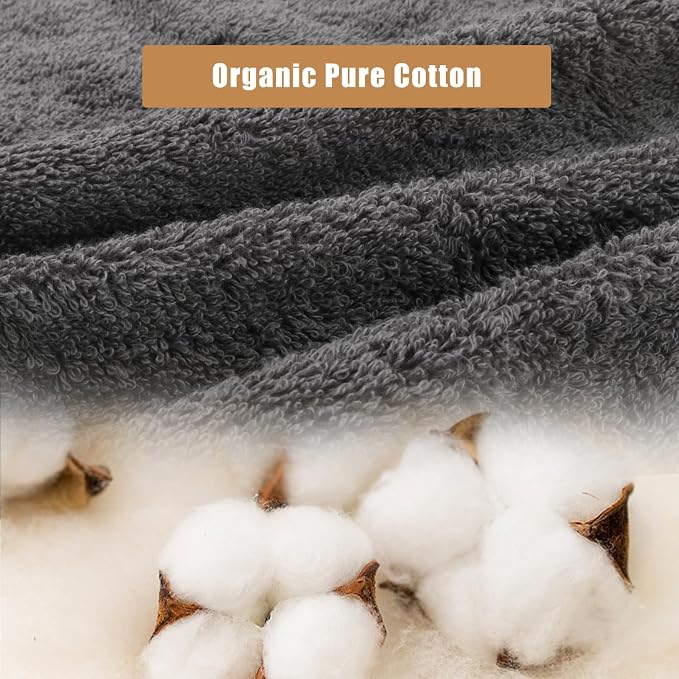 SEMAXE 18-Pack Bath Towel Set Include 6 Bath Towels, 6 Hand Towels, 6 Wash - Image 5