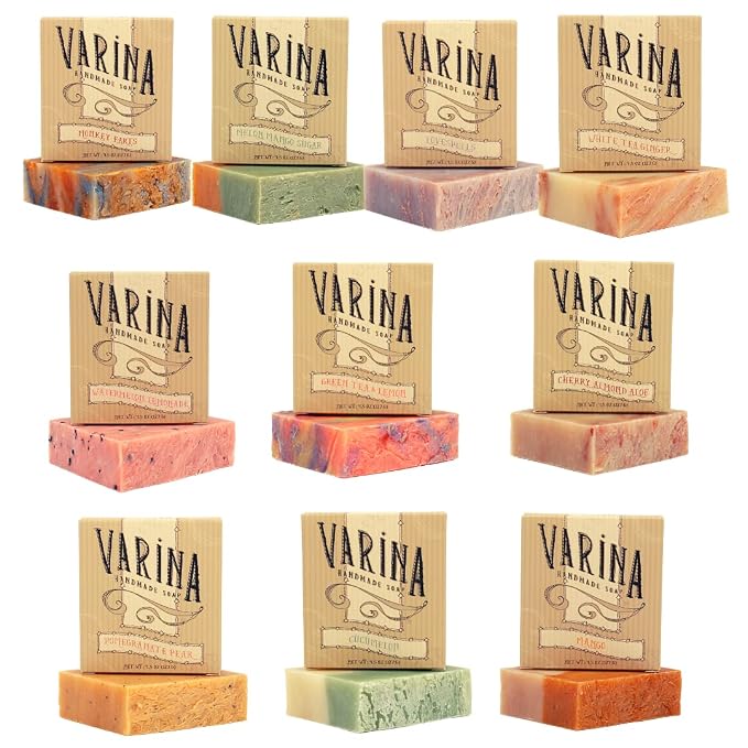 Natural Fruity Variety Bar Soap by VarinaHandmadeSoap