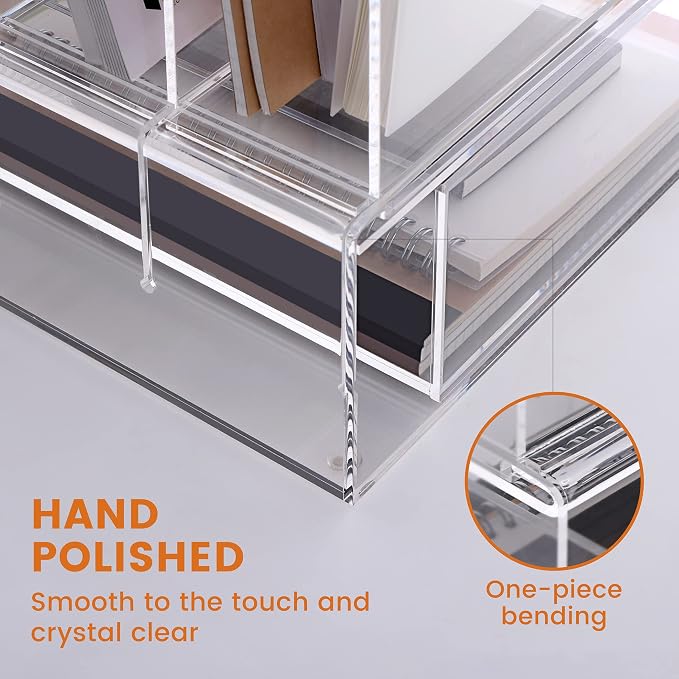 Desk Organizers and Accessories, Acrylic Desk Organizer - Image 6
