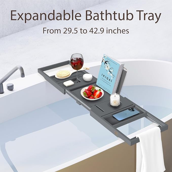 Wooden Bathtub Tray - Image 3
