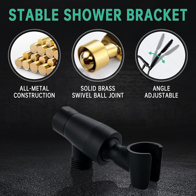 All Metal Hand Held Shower Head - Image 3