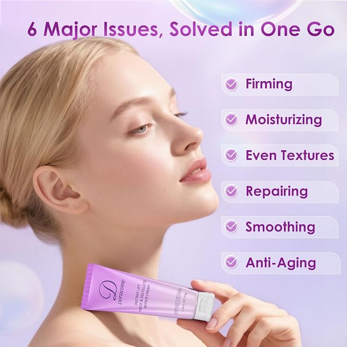 Retinol, Collagen & Hyaluronic Acid Neck Firming Cream – Anti-Aging Neck Cream - Image 2