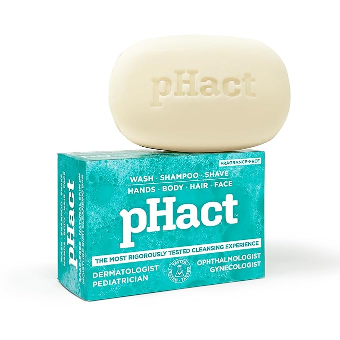 ANDREW LESSMAN pHact Moisture-Rich, Soap-Free Cleansing Bar. Natural Skin pH. by ProCapsbyAndrewLessman