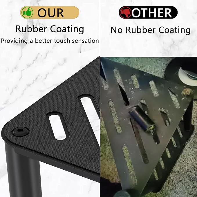 Shower Foot Rest, Shower Stool for Inside Shower, Stainless Steel Waterproof - Image 6