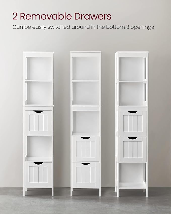 VASAGLE Storage Cabinet, Storage Organizer Rack Stand - Image 4