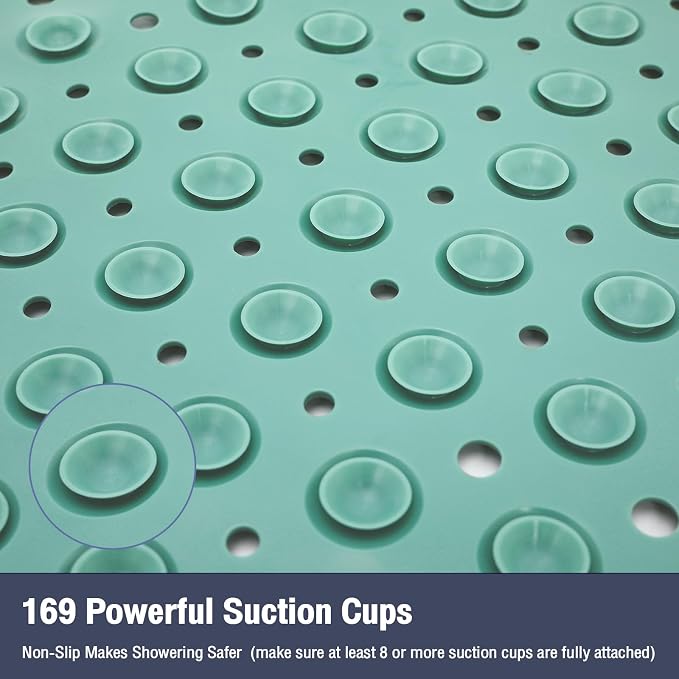 Square Shower Bathtub Mat Non Slip - Image 3
