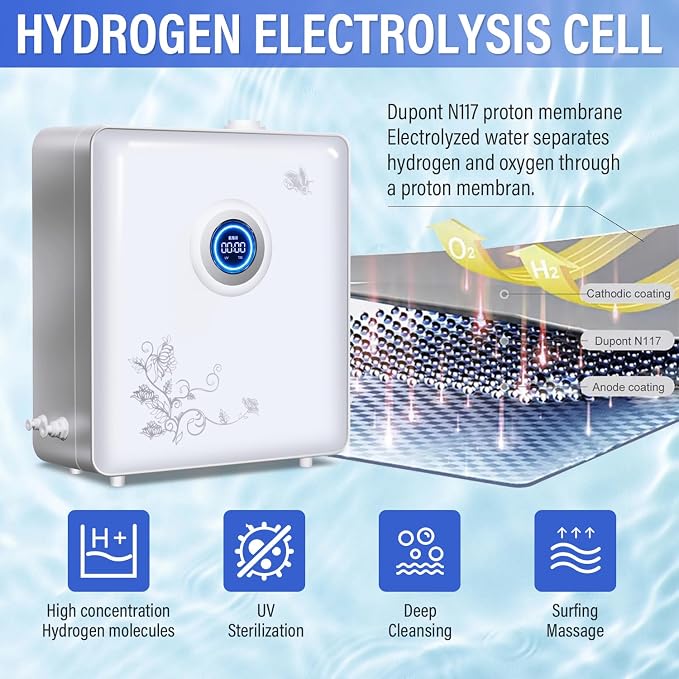 Nano Hydrogen Rich Moisturizing Bubble Bath Machine Above 4000ppd Molecular - Image 5