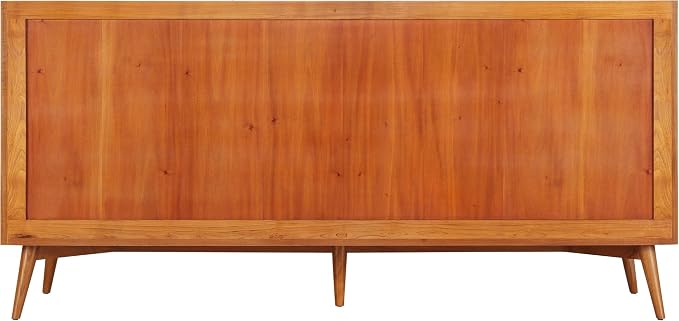 Signature Hardware 953363-72-RUMB-1 Novak 72" Freestanding Teak Double Basin - Image 8