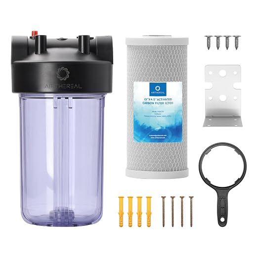 Airthereal Whole House Water Filter Clear Housing, Pre-Filtration System by Airthereal