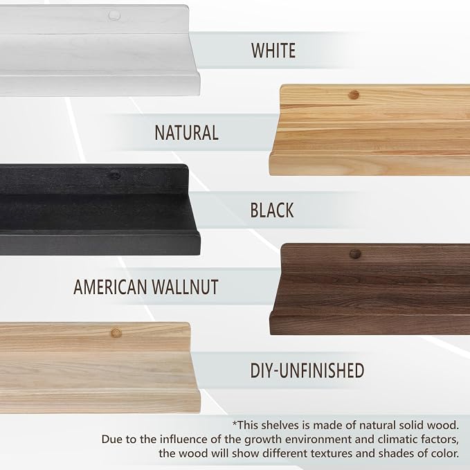 Floating Shelves for Wall 24 inch, Waterproof, Wall Storage Shelves - Image 9